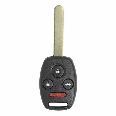 KEYLESS FACTORY KeylessFactory: 4 BUTTON REMOTE KEY REPLACEMENT FOR HONDA OUCG8D-380H-A (MEGAMOS 13) RHK-HON-S9A